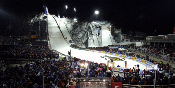 Weltcup Skispringen - Vierschanzentournee in Oberstdorf - Sprungstadion Schattenberg